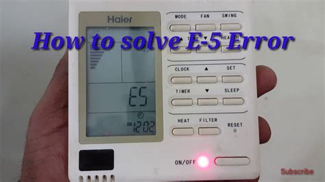 How to Fix E5 Error Code Air Conditioner: A Comprehensive Guide to Cooling Down Your Troubles