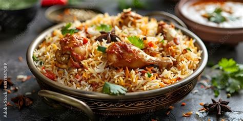  Hyderabadi Biryani: Uma explosão aromática de sabores e texturas que te levarão em uma jornada culinária inesquecível!