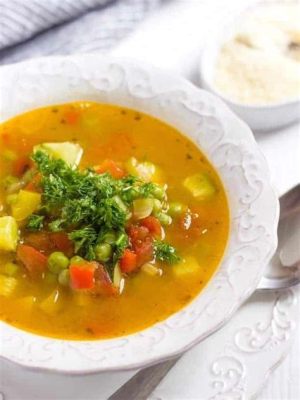  Soupe au Pistou, uma explosão de sabores provençais que envolvem as papilas gustativas em um abraço reconfortante!